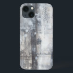 Tijdelijk grijs schilderen iPhone 13 hoesje<br><div class="desc">Dit hedendaagse grijze schilderij is het werk van Jennifer Goldberger. Een dikke grijze hanger op het stuk als een zware mist. Koop vandaag nog een kopie van deze afdruk!</div>