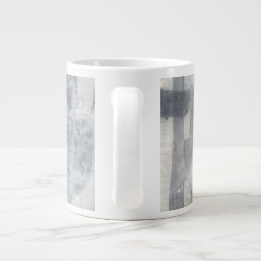 Tijdelijk grijs schilderen grote koffiekop (Achterkant)