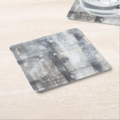 Tijdelijk grijs schilderen kartonnen onderzetters (Schuin)