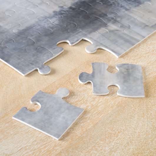 Tijdelijk grijs schilderen legpuzzel (Zijkant)