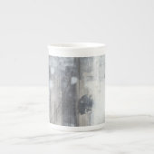 Tijdelijk grijs schilderen porselein kop (Voorkant)