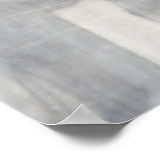 Tijdelijk grijs schilderen poster (Hoek)