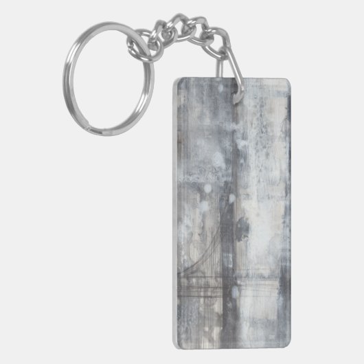 Tijdelijk grijs schilderen sleutelhanger (Voorkant Links)