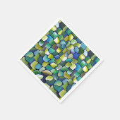 Tijdelijk groen patroon servetten (Hoek)