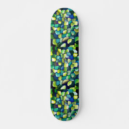 Tijdelijk groen patroon skateboard