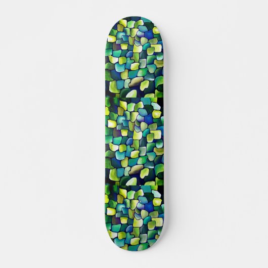 Tijdelijk groen patroon skateboard (Voorkant)