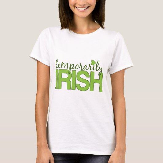 Tijdelijk Iers T-shirt (Voorkant)