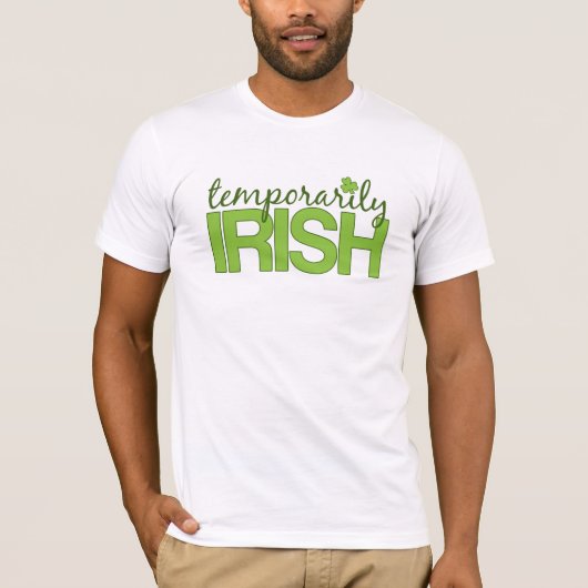 Tijdelijk Iers T-shirt (Voorkant)