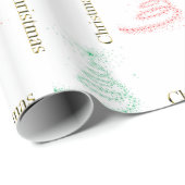 Tijdelijk kerstfeest cadeaupapier (Rol Hoek)