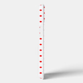 Tijdelijk Klein Rood Stippenpatroon Case-Mate iPhone Case (Achterkant / Rechts)