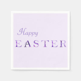 Tijdelijk lavender en Paarse Pasen Napkin Servet