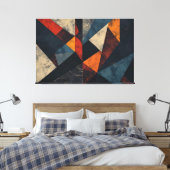 Tijdelijk Mozaïek Canvas Afdruk (Insitu (Slaapkamer))