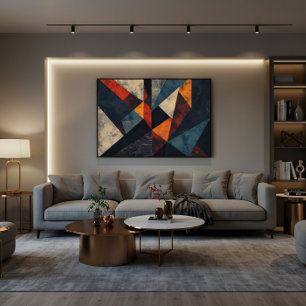 Tijdelijk Mozaïek Canvas Afdruk