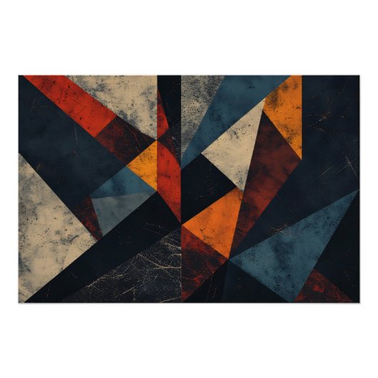 Tijdelijk Mozaïek Perfect Poster (Voorkant)