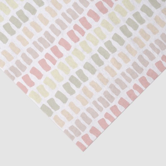 Tijdelijk pastel tissuepapier (Detail)