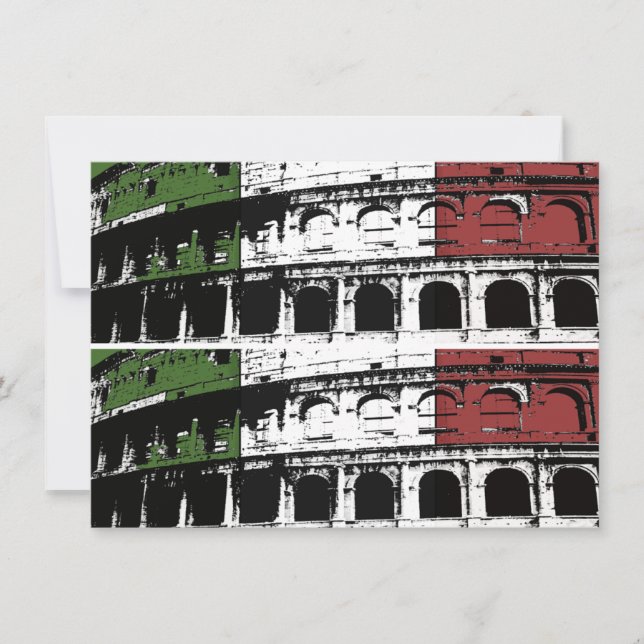 Tijdelijk Romeins Coliseum 2x6 Aangepaste Kaarten (Voorkant)