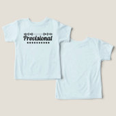 Tijdelijk T-shirt (Ontwerp Voorkant & Achterkant)