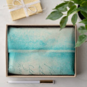 Tijdelijk Turquoise Papier Serie Ontwerp 11 (Geschenk)