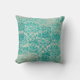 Tijdelijk Turquoise Papier Serie Ontwerp 19 Kussen
