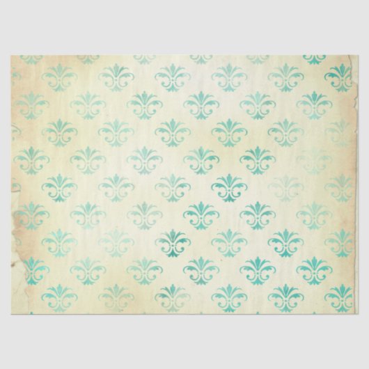 Tijdelijk Turquoise Papier Serie Ontwerp 2 (Voorkant)