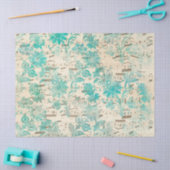 Tijdelijk Turquoise Papier Serie Ontwerp 7 (Craft)