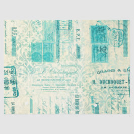 Tijdelijk Turquoise Papier Serie Ontwerp 8