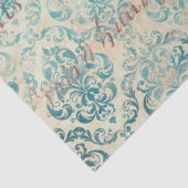 Tijdelijk Turquoise Papier Serie Ontwerp 9 (Detail)