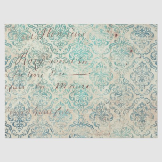 Tijdelijk Turquoise Papier Serie Ontwerp 9 (Voorkant)