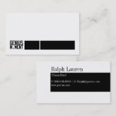 Tijdelijk Visitekaartje (Deux) (Voorkant / Achterkant)