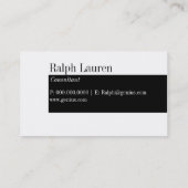 Tijdelijk Visitekaartje (Deux) (Achterkant)