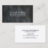 tijdelijk Visitekaartje van Chalkboard (Voorkant / Achterkant)