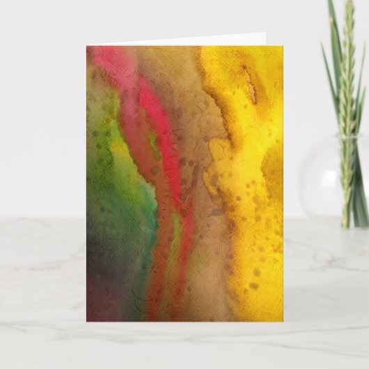 Tijdelijk Wenskaart Kaart (Voorkant)