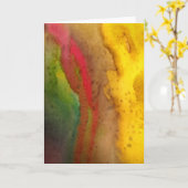 Tijdelijk Wenskaart Kaart (Gele Bloem)