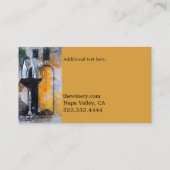 Tijdelijk wijnthema Aangepast Visitekaartje (Achterkant)