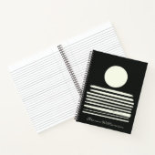 Tijdelijk zwart-wit, Abstract, gepersonaliseerd Notitieboek (Binnen)