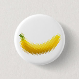 tijdelijke aanduiding voor bananen ronde button 3,2 cm