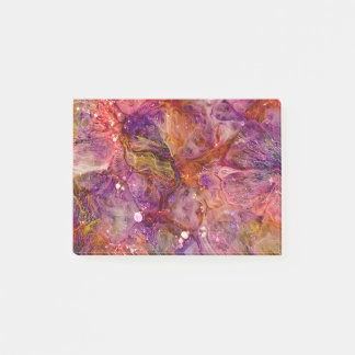 Tijdelijke Abstracte epoxykunst, harskunst, hars Post-it® Notes