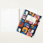 Tijdelijke Abstracte vormen Retro aangepast Planner (Display)