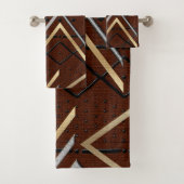 Tijdelijke afrocentrische motif bad handdoek (Insitu)