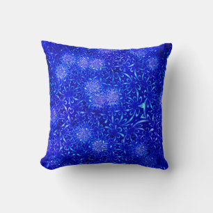 Tijdelijke batik Motif Flowers en Fireworks Kussen