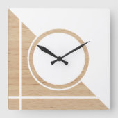 Tijdelijke blokcirkelstroken op wielwaren vierkante klok (Voorkant)