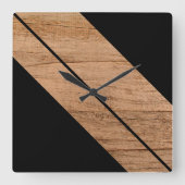 Tijdelijke blokstrepen op geleidehout vierkante klok (Voorkant)