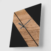 Tijdelijke blokstrepen op geleidehout vierkante klok (Hoek)