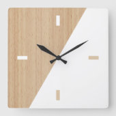 Tijdelijke blokstrepen op geleidehout vierkante klok (Voorkant)