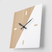 Tijdelijke blokstrepen op geleidehout vierkante klok (Hoek)