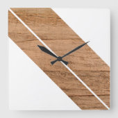 Tijdelijke blokstrepen op geleidehout vierkante klok (Voorkant)