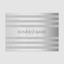 Tijdelijke faux Silver Ombre Stripes & Grey