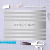 Tijdelijke faux Silver Ombre Stripes & Grey Tissuepapier (Craft)