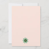 Tijdelijke flora, Abstracte uitnodiging van Nikkah (Achterkant)