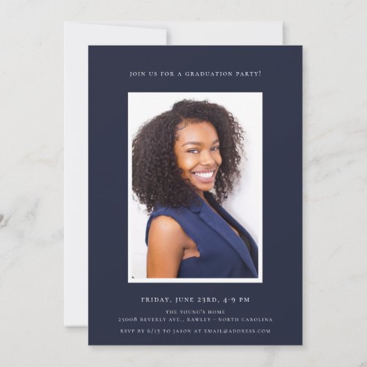 Tijdelijke geometrische Afstuderen Save The Date (Achterkant)